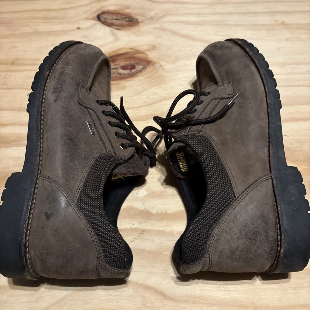 Eddie Bauer Gore Tex Men's Brown Casual Oxford Shoes Sz 12 W
